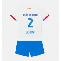 Camiseta Barcelona Joao Cancelo #2 Visitante Equipación para niños 2023-24 manga corta (+ pantalones cortos)